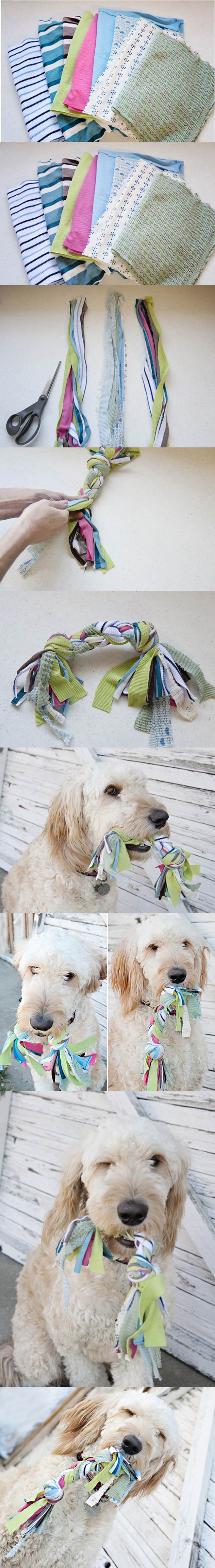 DIY Jersey Knit Dog Toy 2
