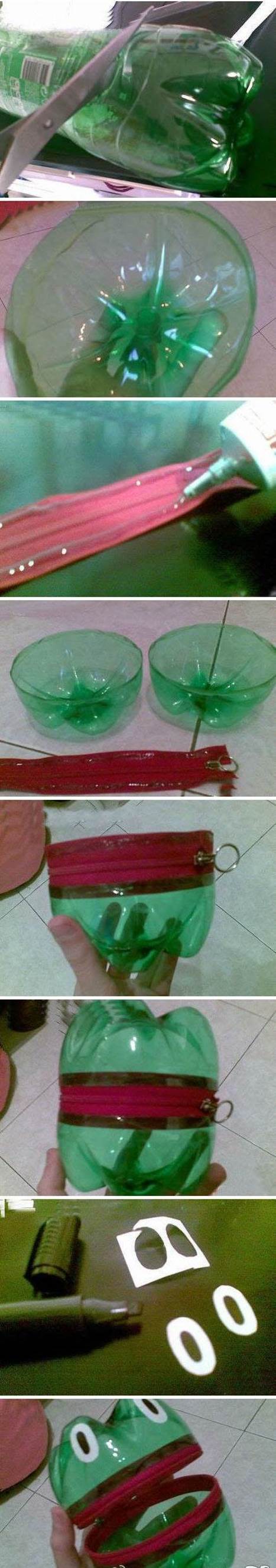 DIY Plastic Bottle Frog Change Case 2