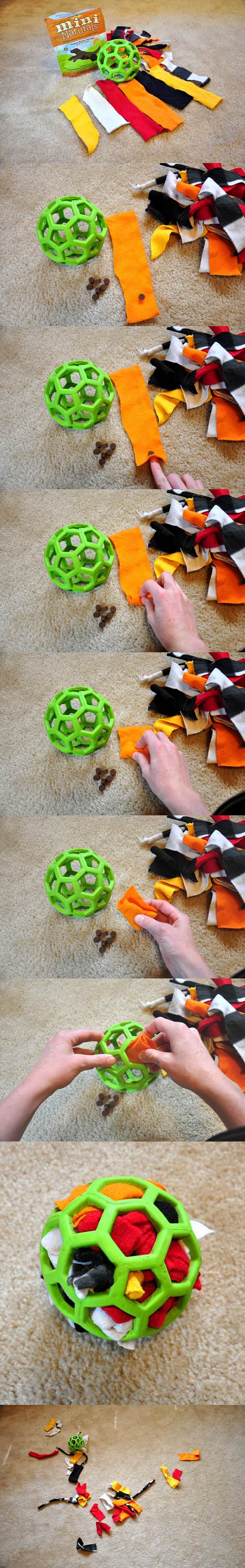 DIY Stuffed Ball Dog Toy 2