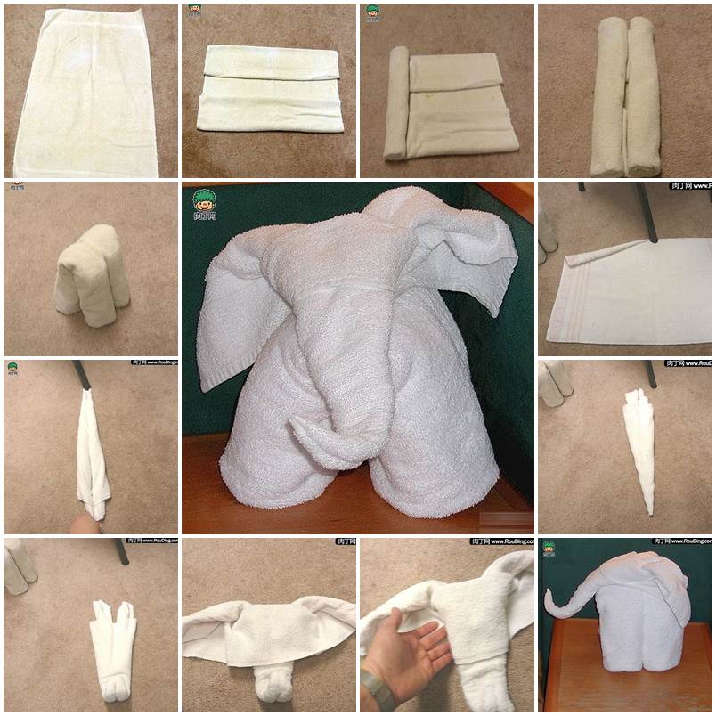 Как скрутить полотенце